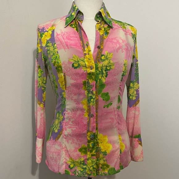 Versace Spring 2004 Silk Blouse - Picture 5 of 10
